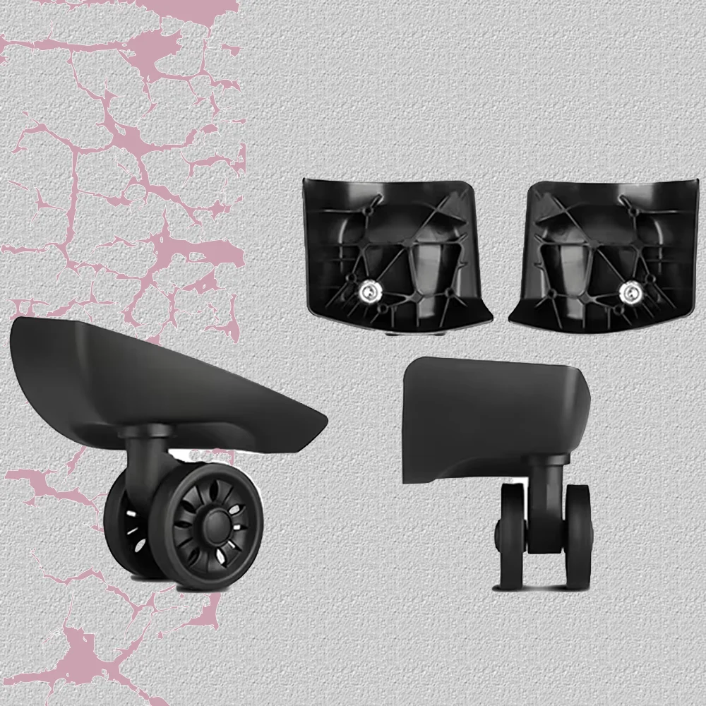 Luggage Wheel Replacement For Samsontie U91 Suitcase Trolley Universal Silent Protector 360° Silent Plastic Suitcase Wheels