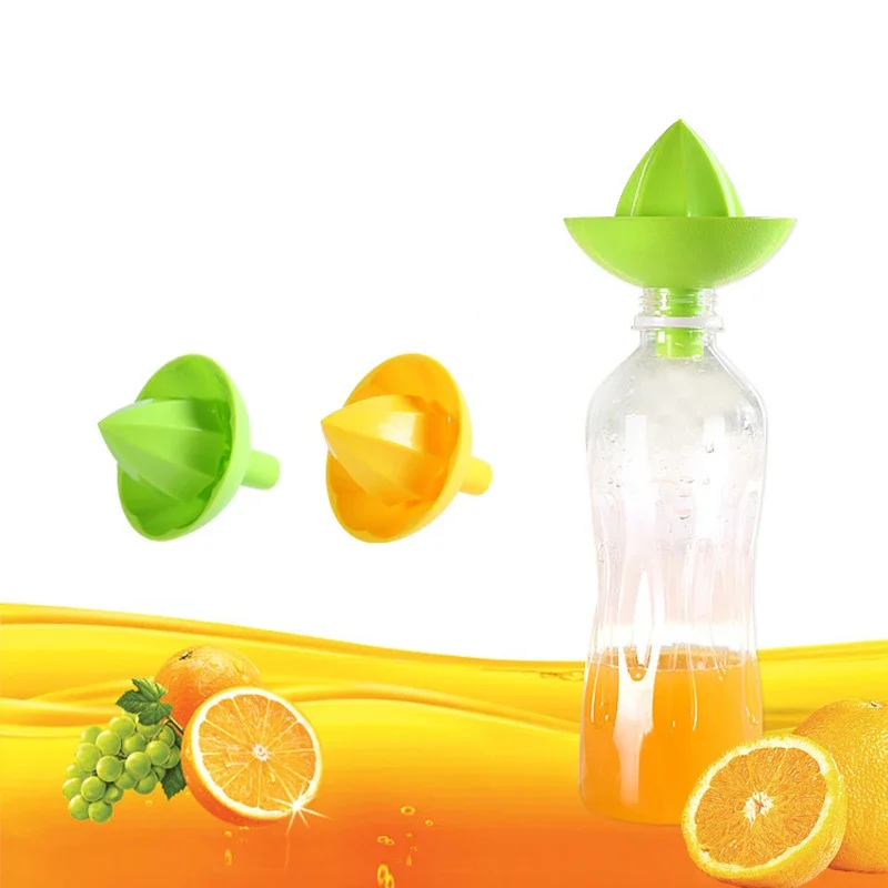 1Pc Portable Mini Fruit Manual Juicer Juice Cup Squeezer with Funnel 2 in 1 Orange Lemon Juice Squeeze Tool kitchen Supplies