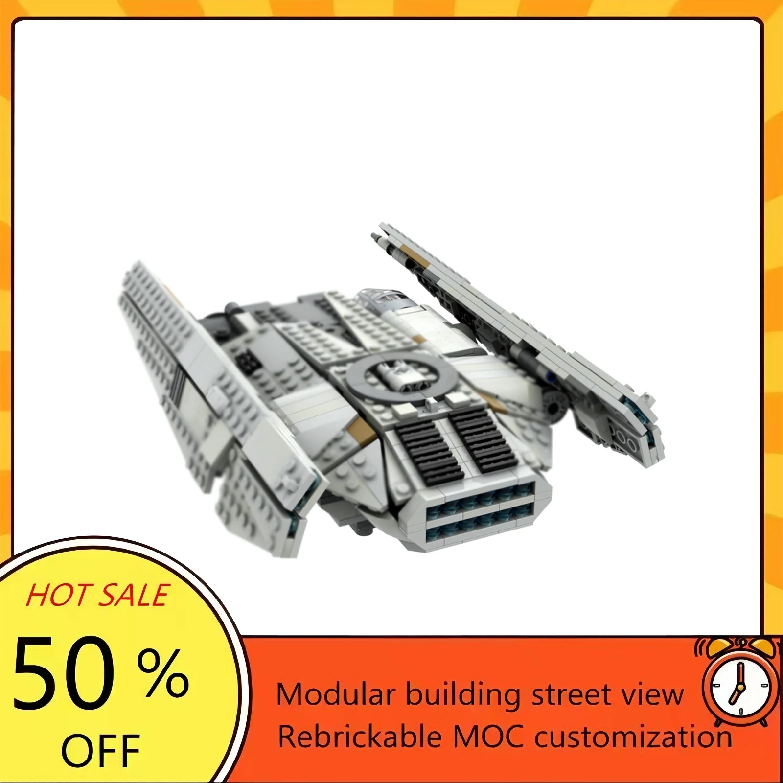 

729PCS Popular Space War Movie Model MOC Building Bricks Spaceship Modular Technology Gifts Holiday Assemble Children Toy Suit