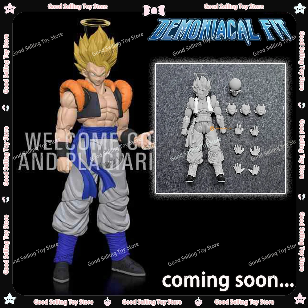 

New Demoniacal Fit Dragon Ball Z SHF Super Saiyan SSJ Gogeta Anime Action Figure Figurine Model Gifts Customized Toys Kids Gift