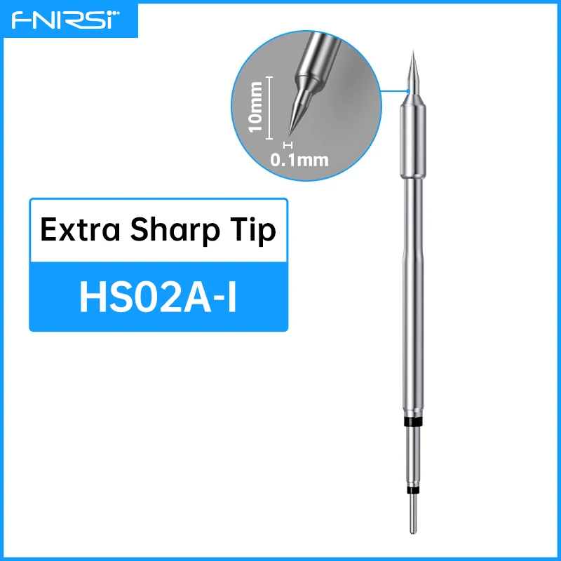 HS-02 Soldering Iron Tip Replacement Kit – Iron-Plated Nickel Chrome Tips Compatible With HS-02A & HS-02B Models, Multi-Shape Set
