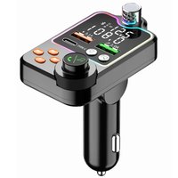 FM Transmitter FM Modulator Car Music Receiver MP3 Player Type C Dual USB Car Charger Wireless 5.0 Handsfree Car Kit