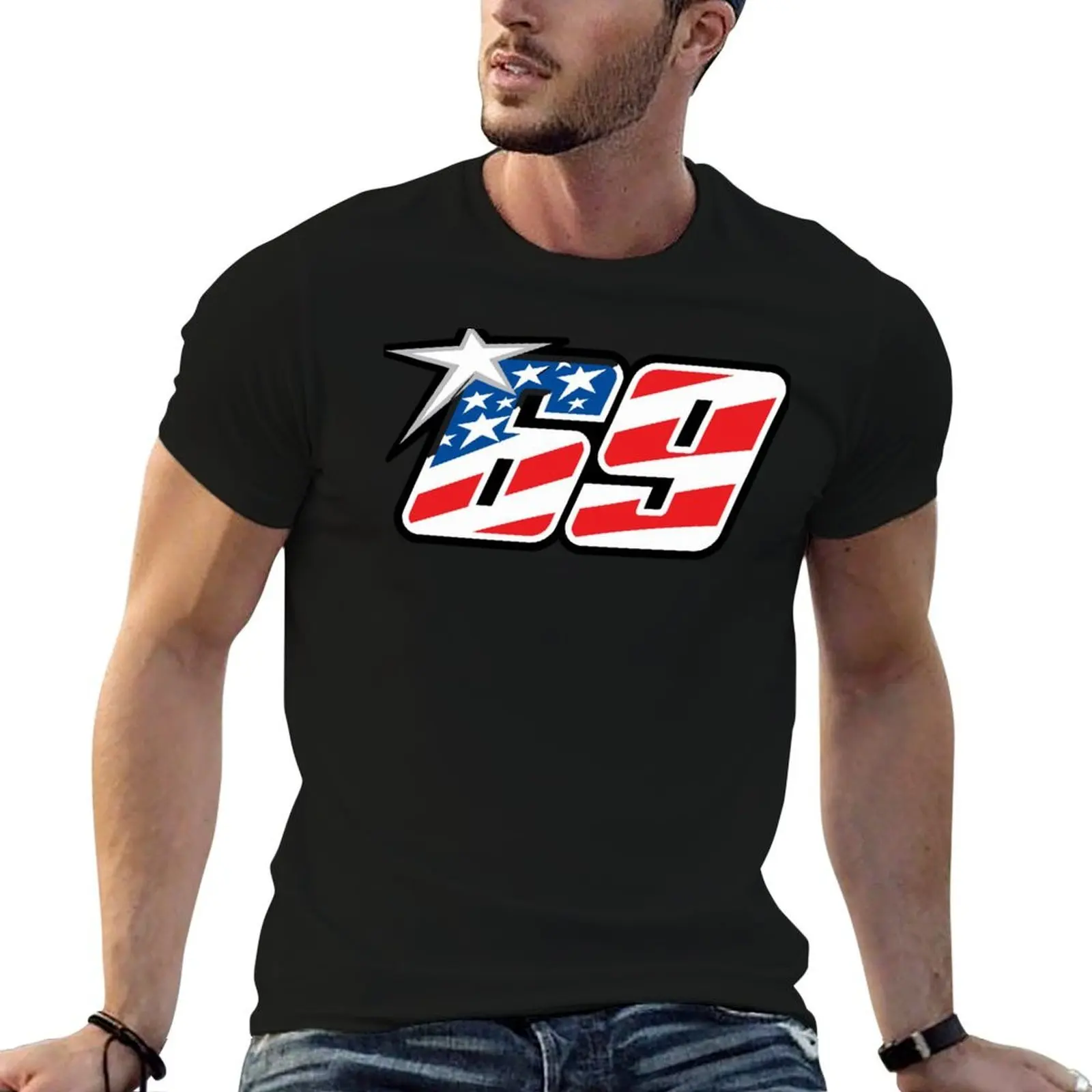 

Nicky Hayden Tribute 69 Kentucky Kid T-Shirt man t shirt summer t shirts for man slim fit T-Shirt
