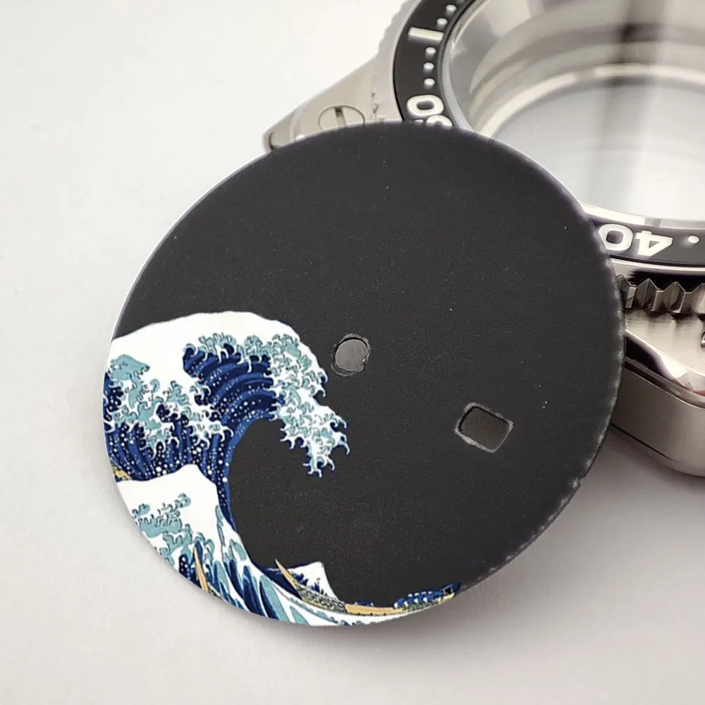 NH35a الطلب كاناغاوا موجة الطلب Nh35 28.5 مللي متر/35 مللي متر موجة البحر الهاتفي الساعات الطلب تعديل التكيف ساعة NH35/36 C3 مضيئة