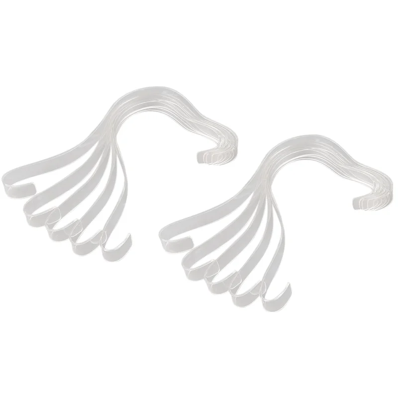 

【SEE】30Pcs Fashion Clear Elastic Plastic Women's Sandals Show Holder Shoe Display Stand Rack