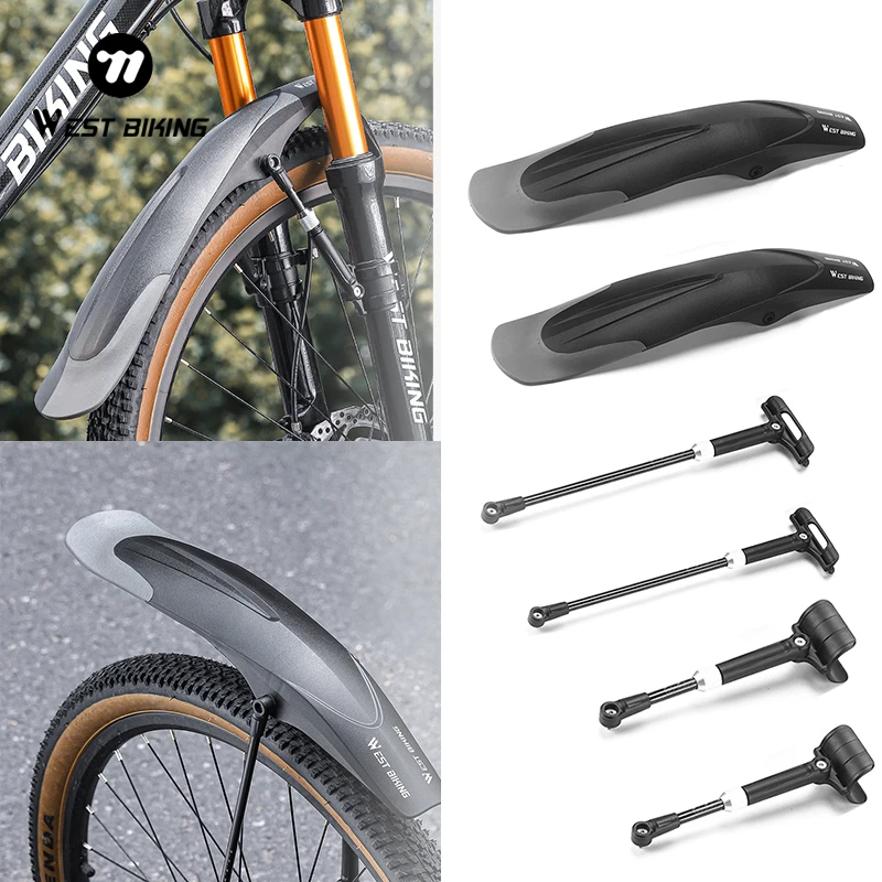 

Крыло для горного велосипеда WEST BIKING 26-29 дюймов, расширенное регулируемое велосипедное крыло, передние и задние велосипедные крылья, аксессуары для MTB велосипеда