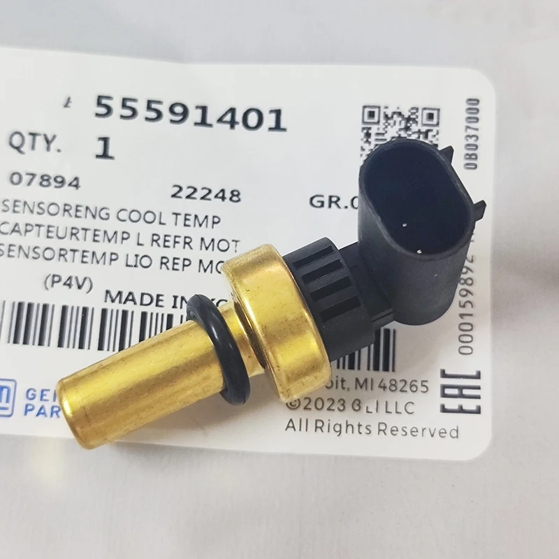 Nowy czujnik temperatury płynu chłodzącego do Chevrolet Cruze Trax Aveo Sonic Opel Astra Vectra Zafira OEM # 55353807 55591401 55563530