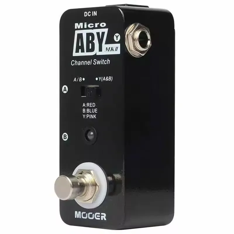 

Mooer MAB2 ABY MK2 Guitar Accessories Noise Reduction 2 Working Modes(Hard/Soft) Noise Gate True Bypass Guitar Effect Pedal