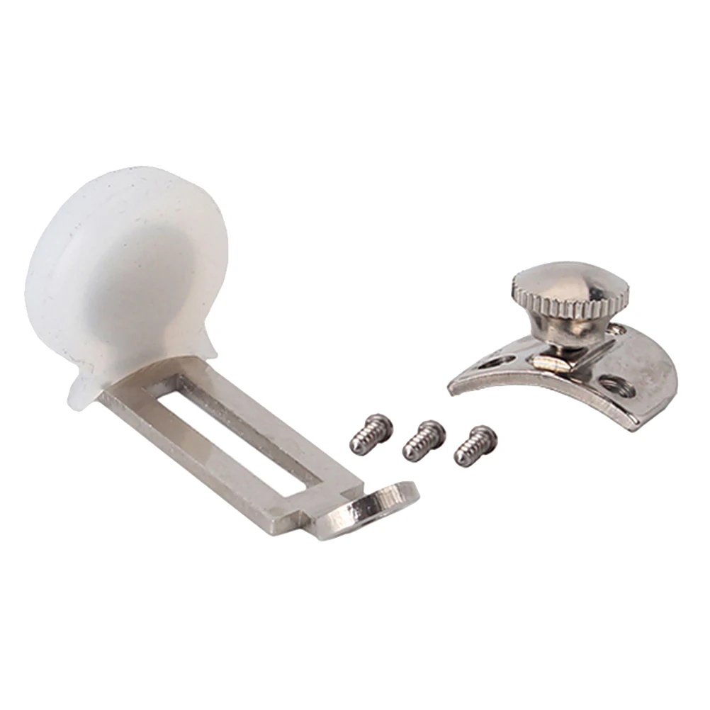

1 Set Clarinet Thumb Rest Finger Protector with Screws Clarinet Parts Woodwind Replacement Parts (White)