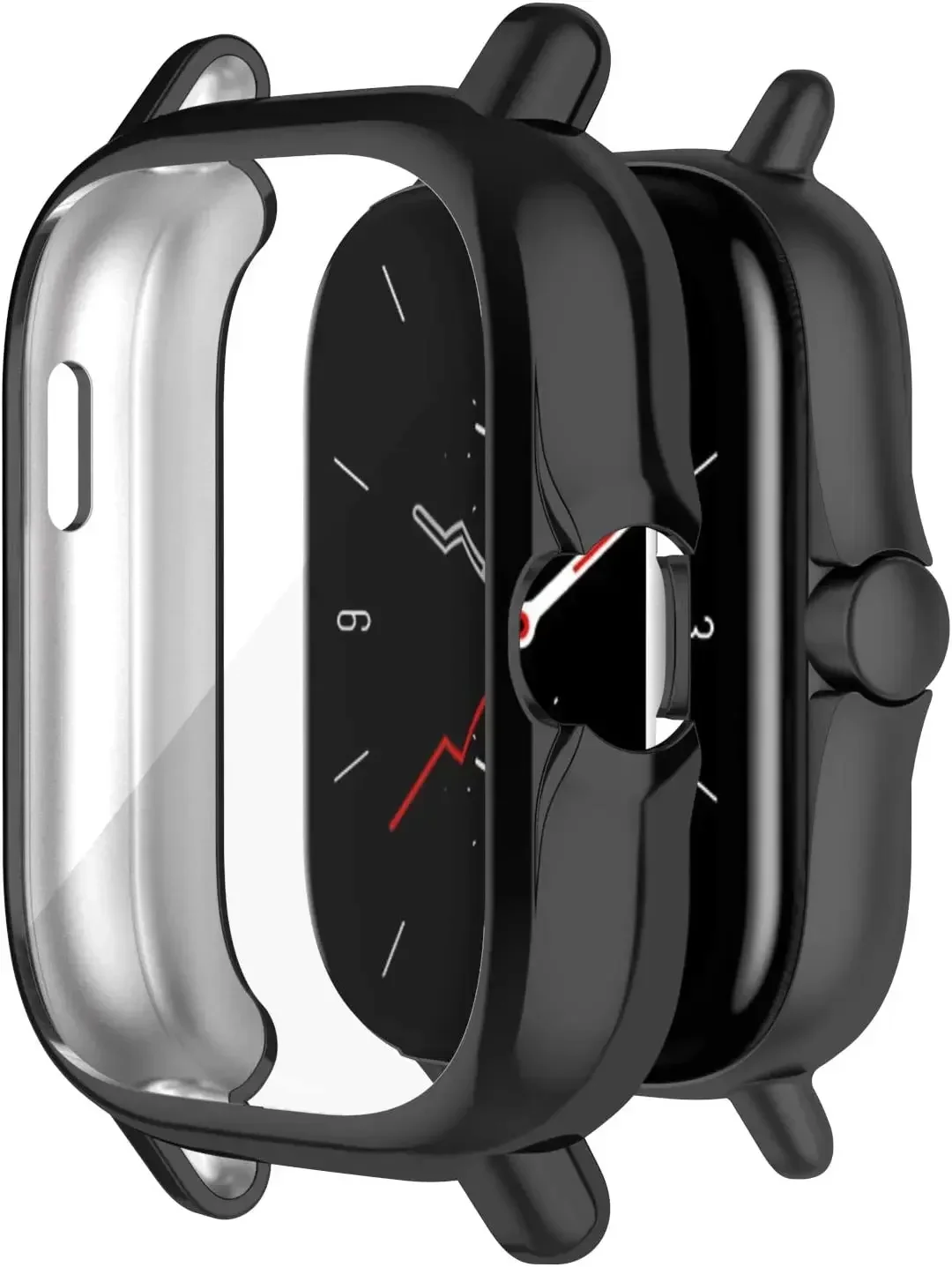 TPU-Schutzhülle für Amazfit GTS 2 2e 3, Vollbild-Schutzhülle für Huami Amazfit GTS 3 2 Uhrenschutzhülle
