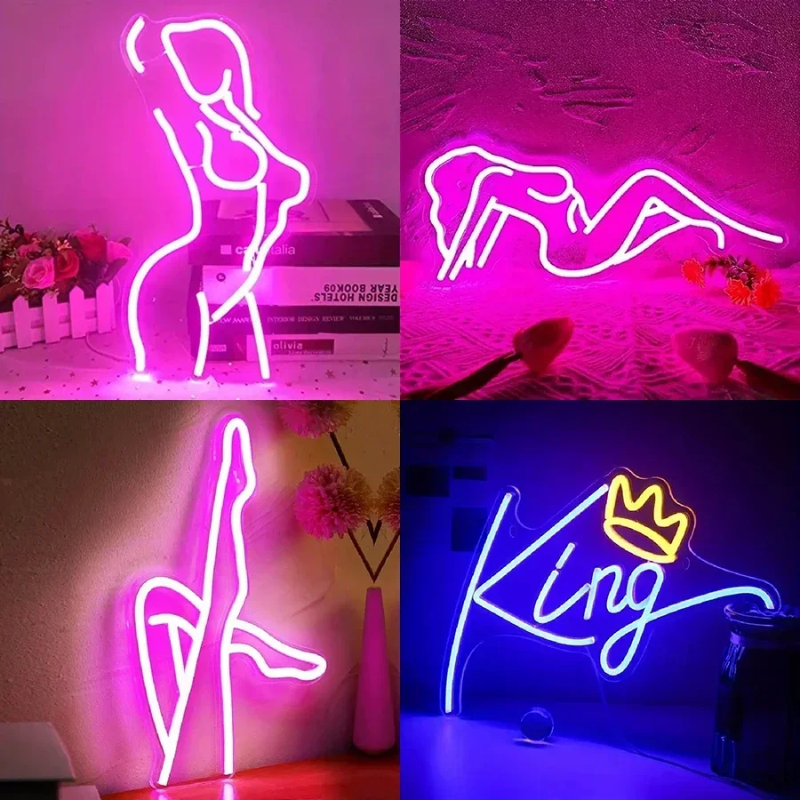 Sexy Lady Neon Signs Lady Body Neon Signs for wall decor,for man cave,Girl Women Body Neon Light Sign for Club Bar Home  Party