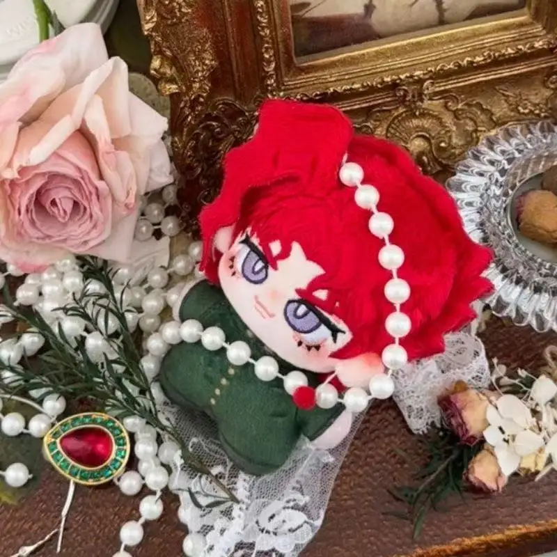 Boneca de pelúcia de algodão de 10 cm Anime JOJO Noriaki Kakyoin - Presente surpresa perfeito para crianças amigos ou pingente de mochila