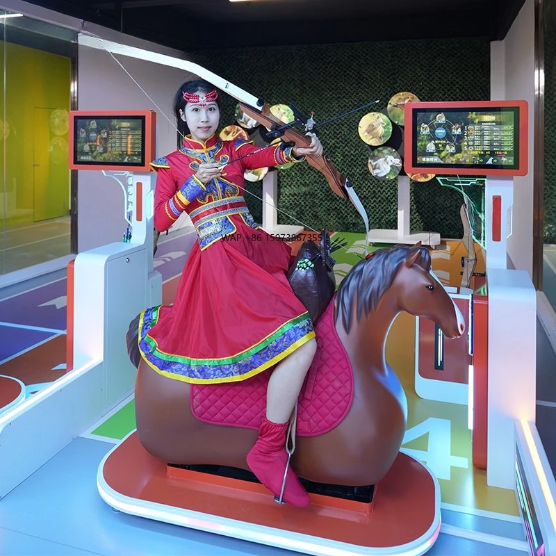 BLEE Wholesale Indoor Immersive Horse Riding Combines Fitness with Trendy Toy Shooting Game emulator for Game Parks