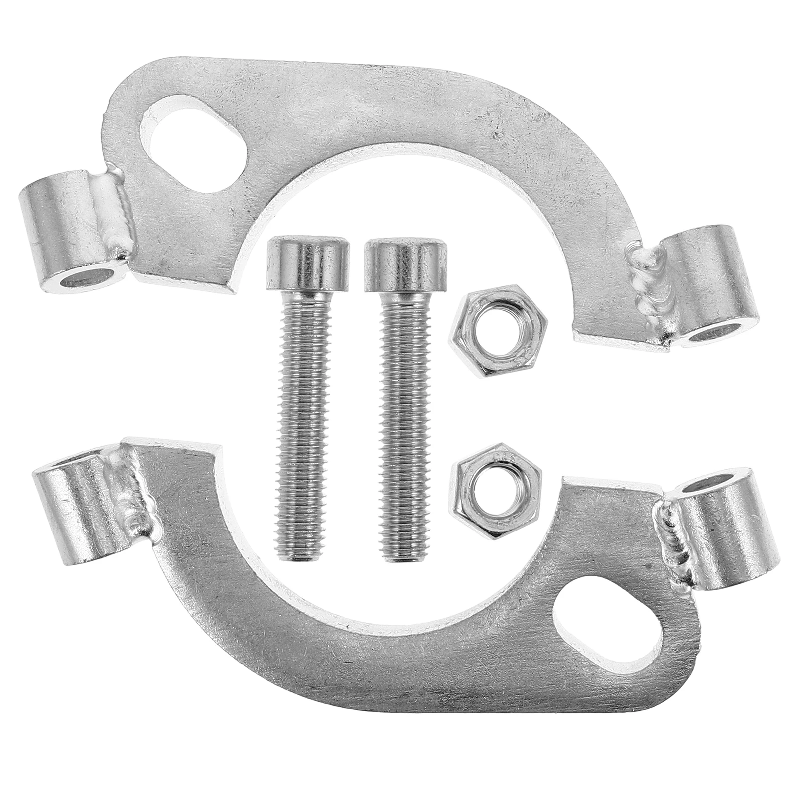 

Flat Exhaust Flange Repair Kit 1PC Oval Duct Joint Gasket Carbon Steel Heat Resistant Fix Easy Install