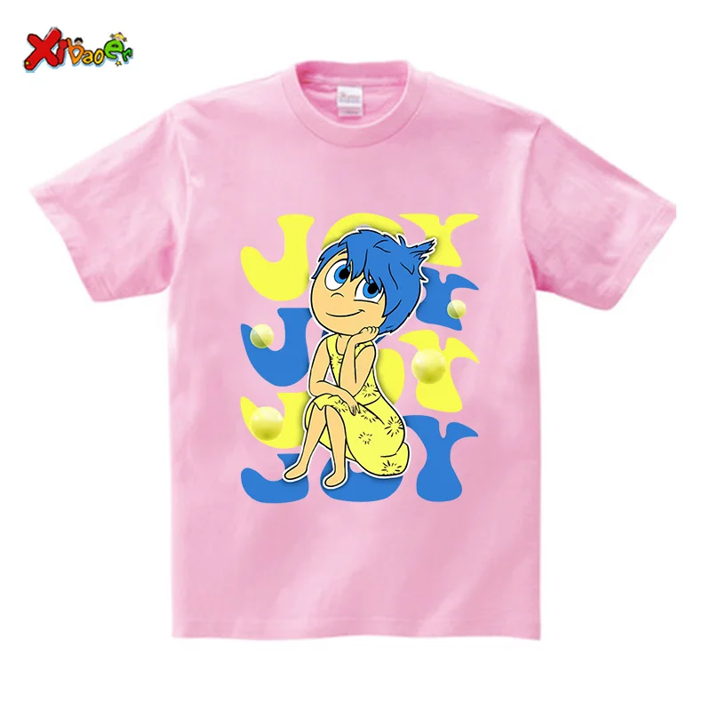 Inside Out 2  Birthday Girl T Shirt Birthday Shirts Party Outfits for Kids Custom Name Shirts Baby Girl Clothing Cute T-shirts