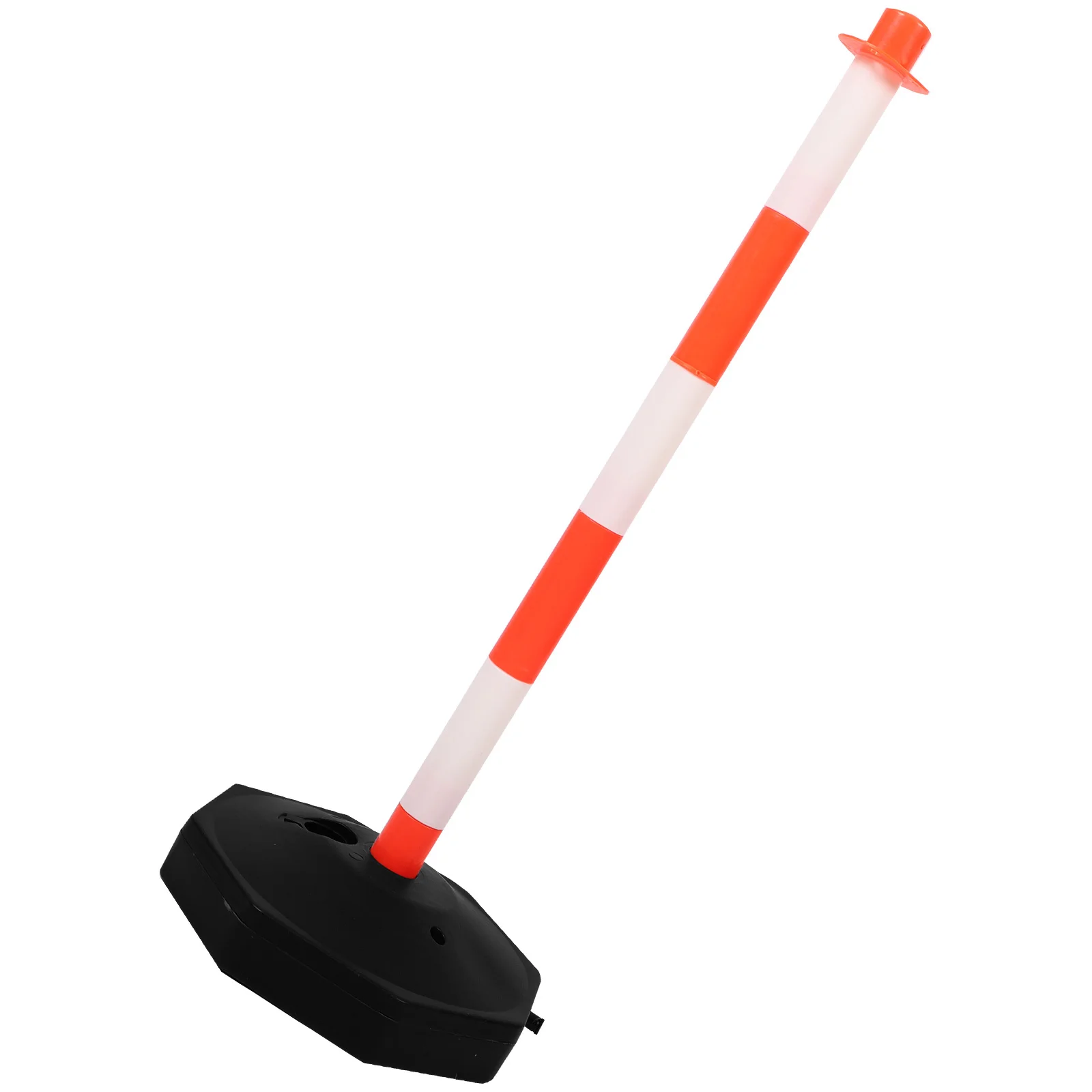 عمود تحذير للسلامة على الطرق، عمود مرن قابل للتعبئة بالماء ومضاد للتصادم، كومة عزل لمرفق المرور المتحرك