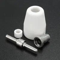 30Pcs Air Plasma Cutter Consumables Tips Kit For PT-31 LG-40 Torch CUT-40 50 Nickel Shielding Cup Electrodes 40A