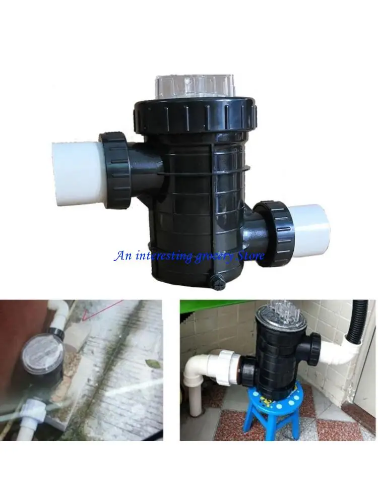 652D High Performances Swimming Pool Hair Filter PVC Materials Simple Maintenance Great for Fitness Center and Home Pool