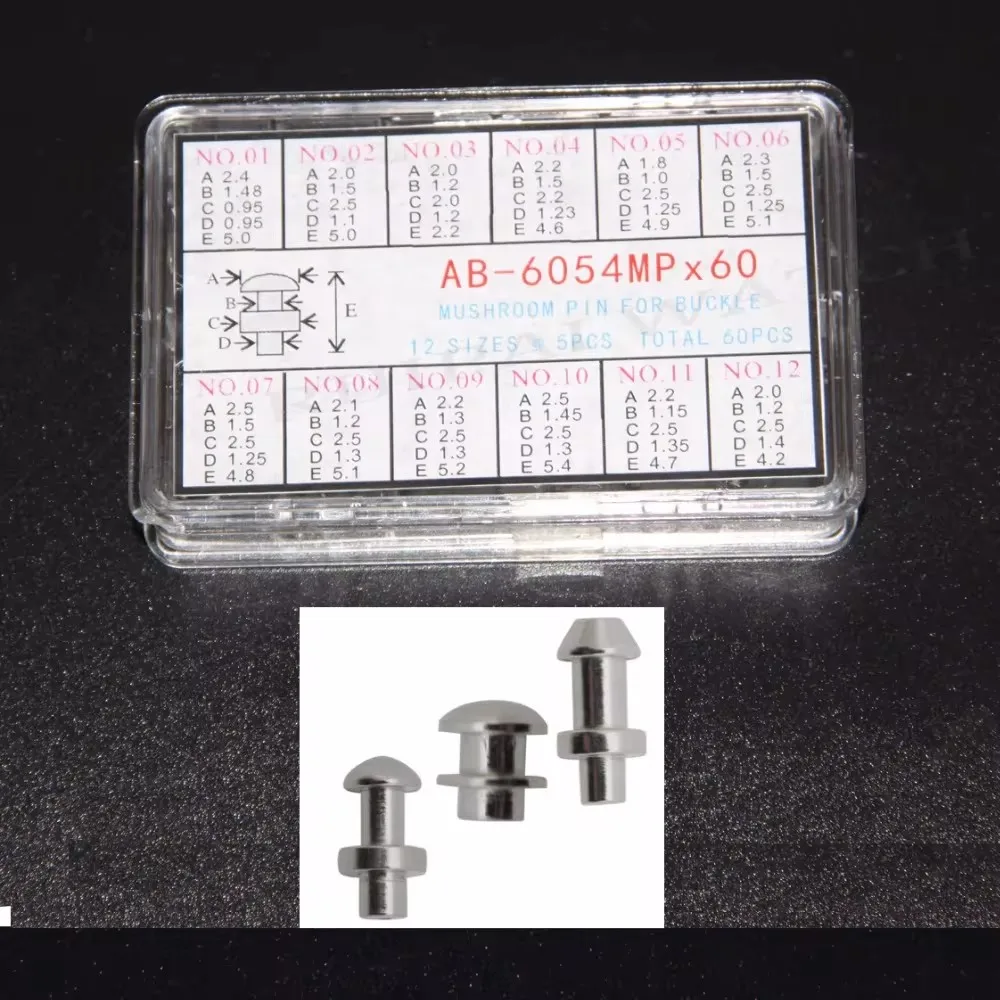 Center Locking Pin Or Mushroom Head For The Bottom Of A Clasp Refills