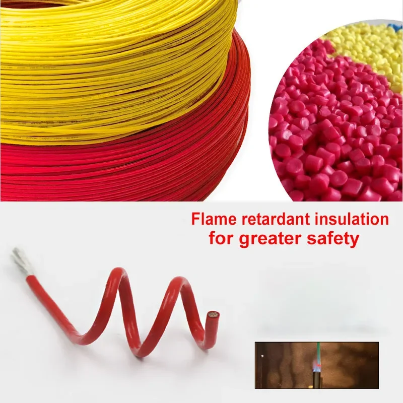 1007 الأسلاك النحاسية المعلبة awg16 awg18 awg20 awg22 awg24 awg26 awg28 awg30 عالية الجودة PVC معزول الأسلاك النحاسية بكرات للانتخاب #5