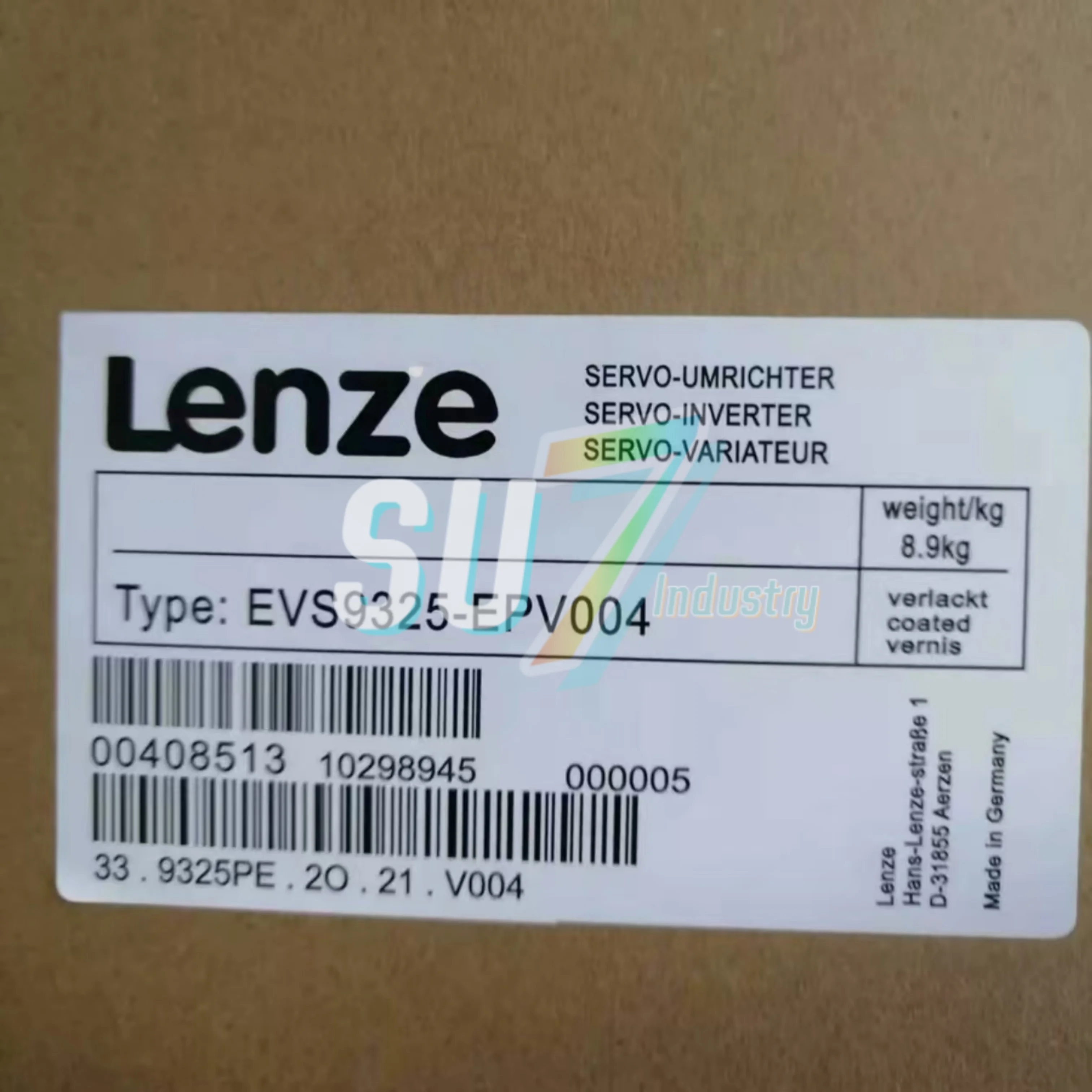 

Servo driver New original EVS9325-ES EVS9325-EP EVF9325-EV EVS9325-ESV004 EVS9325-EK EVS9325-EPV004 EVS9325-EKV004 EVS9325-ETV