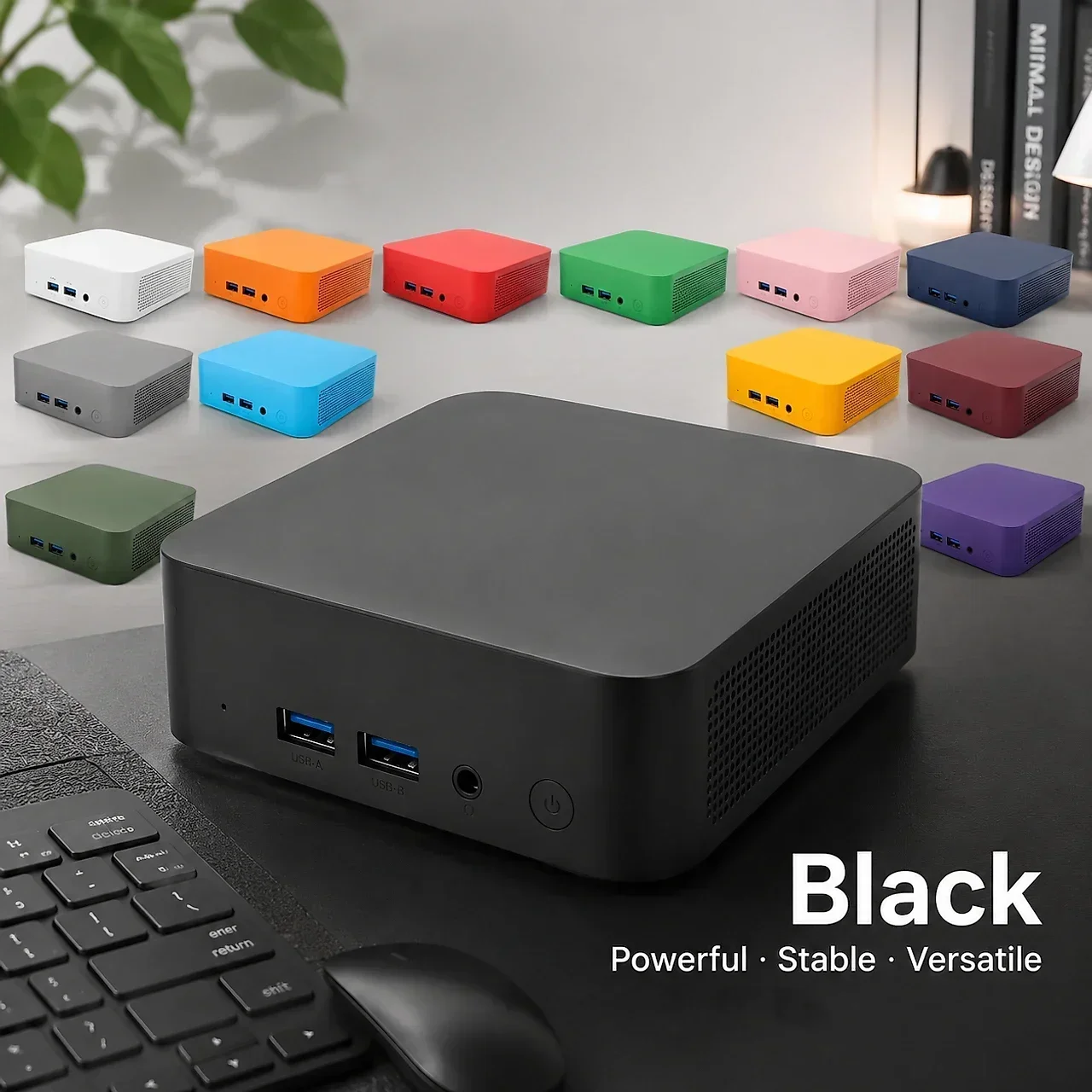 8 Core 16 Thread Power 16GB RAM Mini PC Intel Core i9-10980HK Zero Compromise 1TB 2TB SSD for Gaming & Work Triple 4K