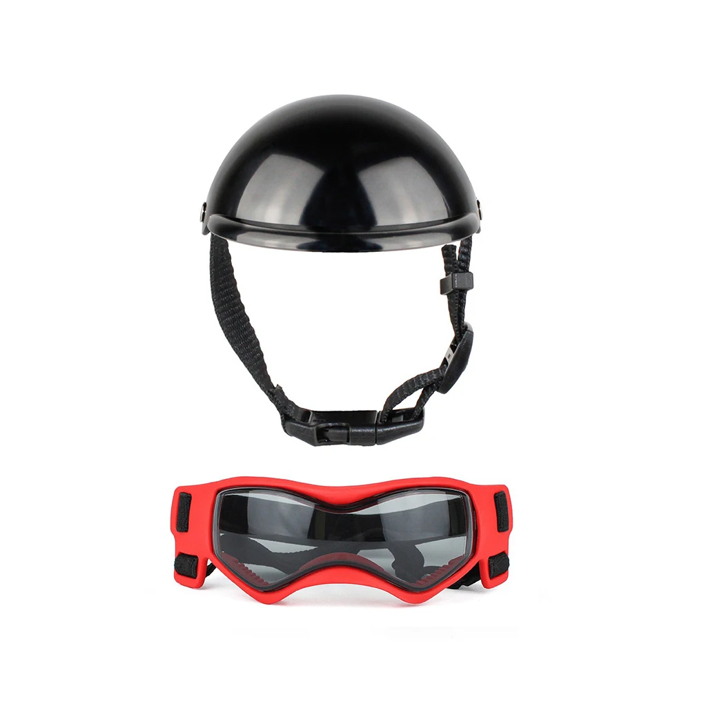 Dog Helmet Cat Goggles Pet Supplies Protective Gear Multicolored Sweet Gift Breathable Solidness Fashionable Exquisite