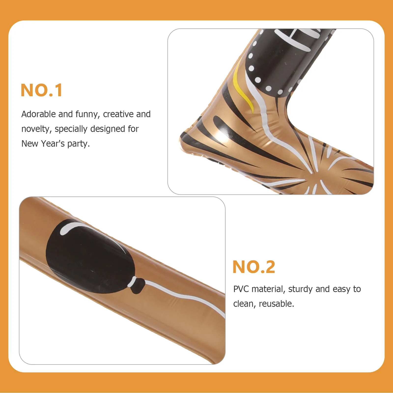 

PVC Inflatable Happy New Year Photo Booth Frame Party Selfie Prop PVC Photo Frame Decor Party Supplies New Year Supplies