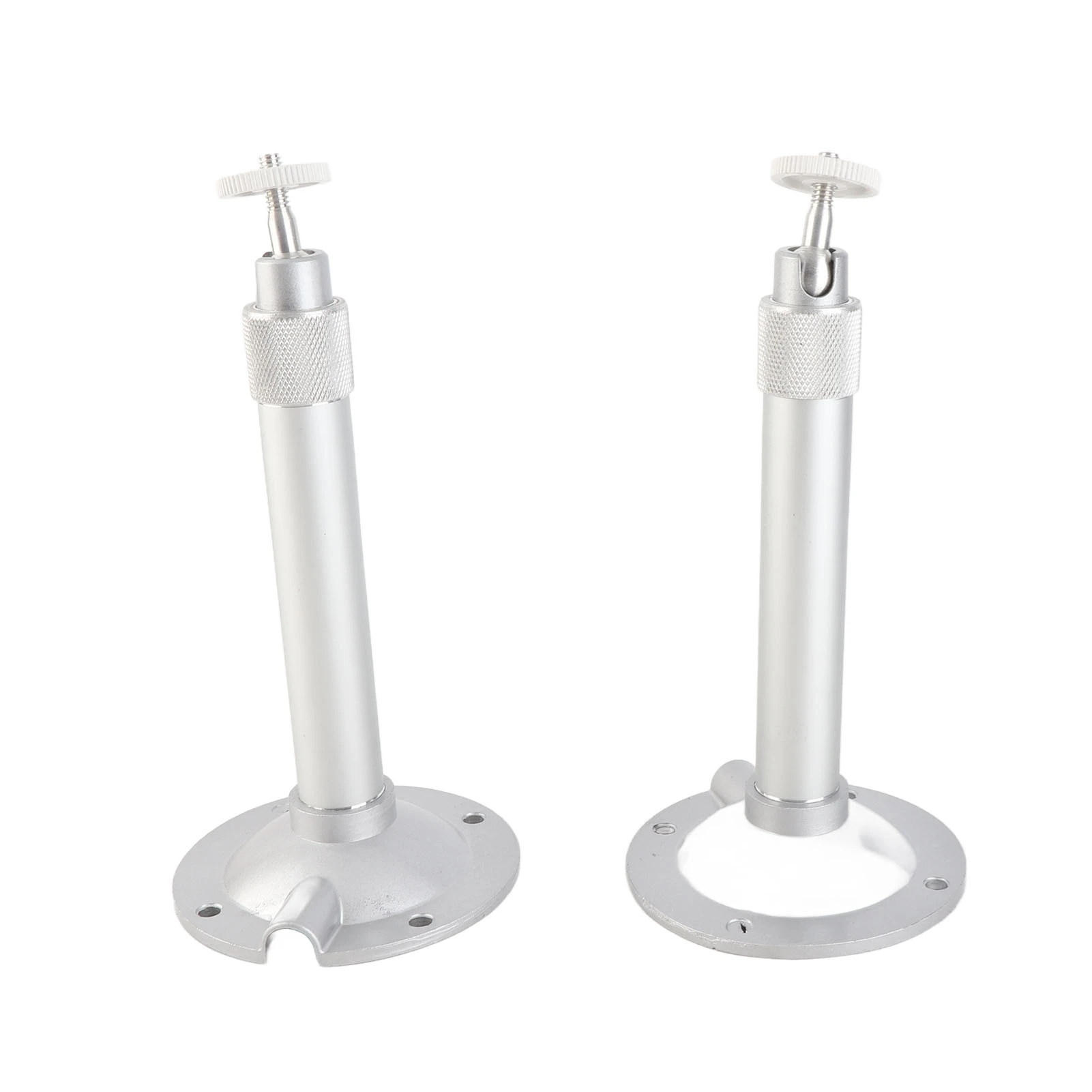2pcs 7.9in Surveillance Camera Bracket 360 Degrees Adjustable 1/4in M6 Thread Mount Stand for CCTV