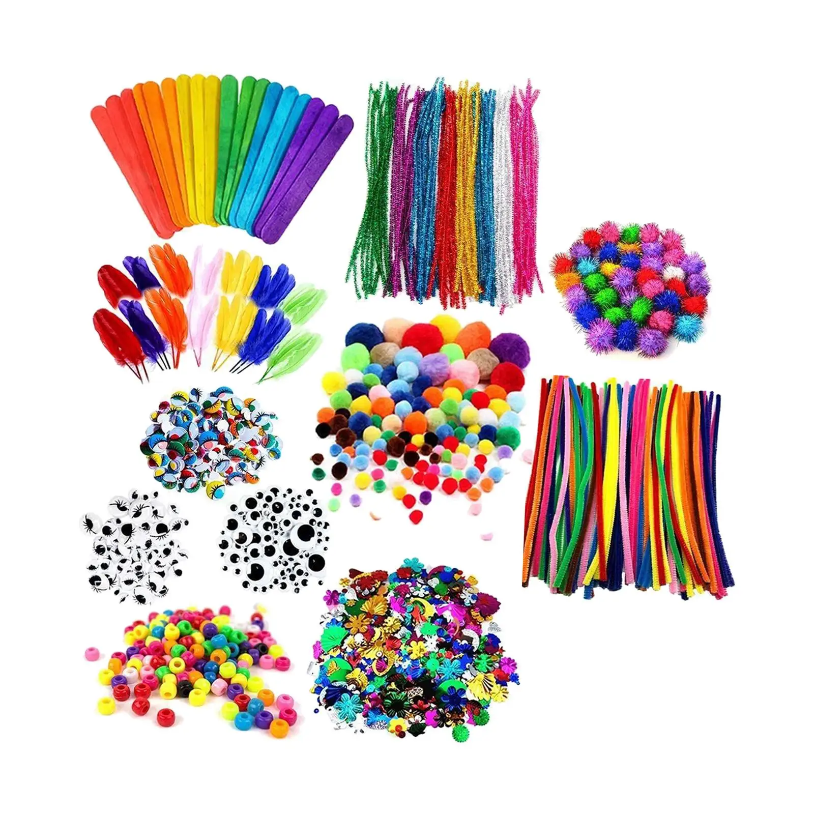 Arts and Crafts Supplies for Kids Birthday Gifts Learning Activities Educational Toys for Party Favors Kindergarten Home School