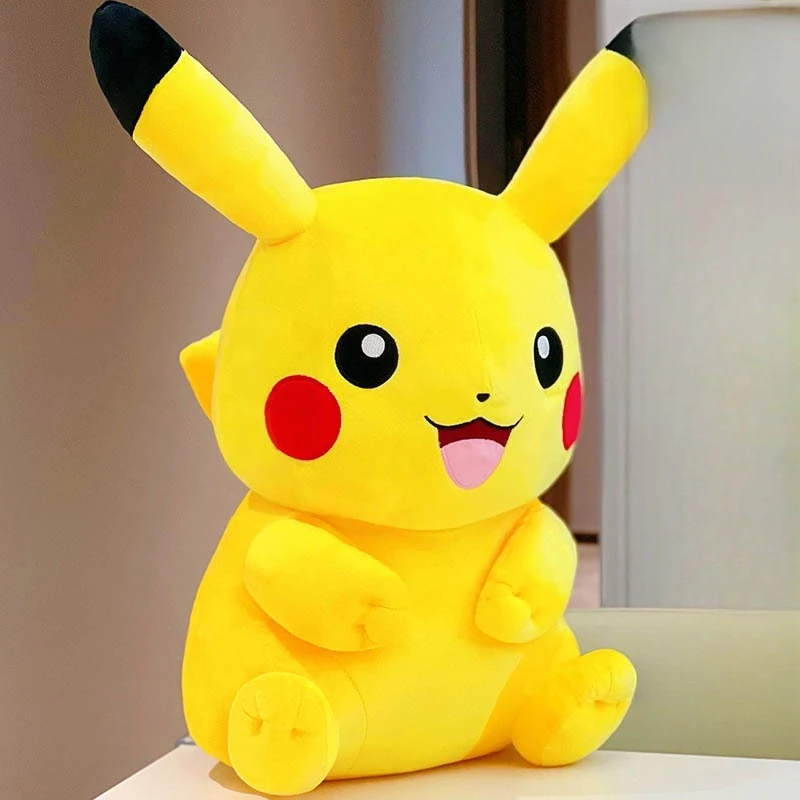 Anime Pokemon Kawaii Pikachu Stofftiere Cartoon & Niedliche Plüschpuppen Dekokissen Geburtstagsgeschenk für Kinder Freunde Jungen Mädchen