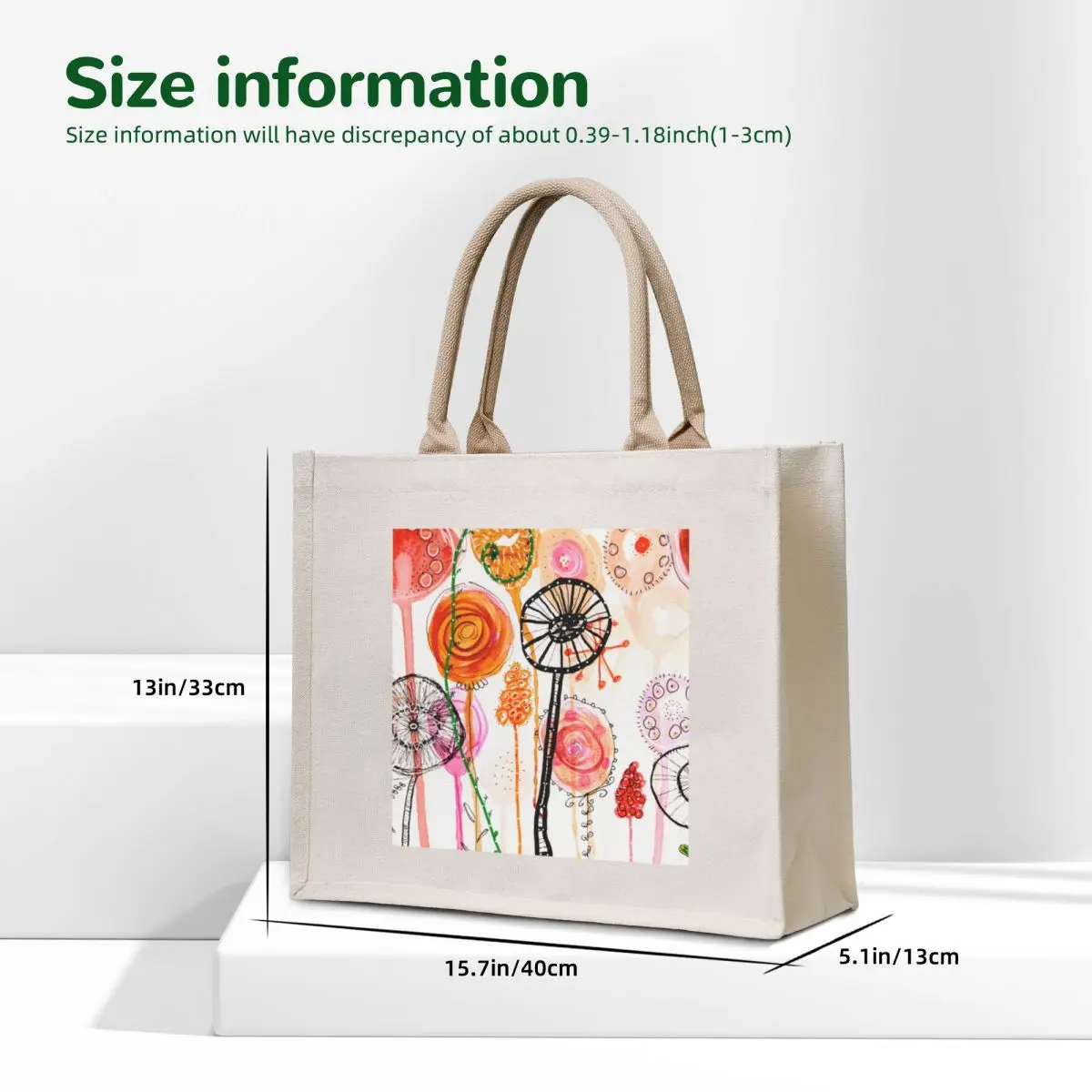 Buster’s Flowers to Get Well Soon Tote Bag Cloth bag shopping cart bags Lady bags tote bag screen