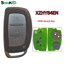 SOLOKEYS XZHY84EN VVDI Xhorse specjalny klucz płytka drukowana wyłącznie dla inteligentny klucz samochodowy Hyundai z obudowa kluczyka baterią i LOGO