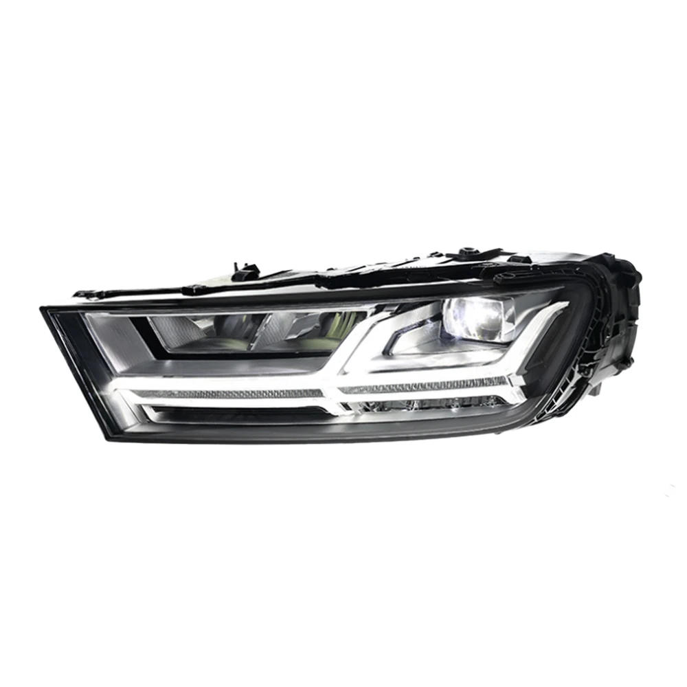 

For Audi Q7 2016-2019 Auto Headlights Assembly Upgrade High Configure LED Projector Lens Plugand Play Car Tools Accessories