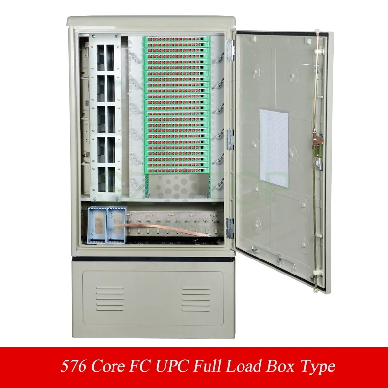 

576-core оптическая коробка для доставки, отрезной оптический сплиттер SC, оптоволоконный трансферный кабель FC, шкафчик для сращивания, водонепроницаемый, под заказ