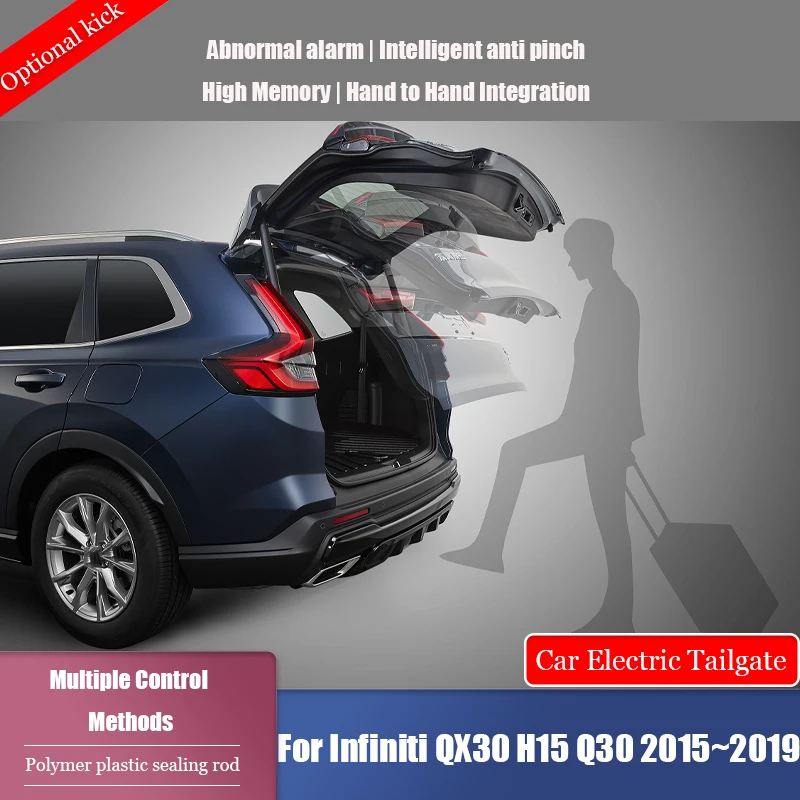 

Car Power Trunk Lift Electric Hatch Tailgate Strut Auto Rear Door Actuator For Infiniti QX30 H15 Q30 2015~2019 Silently