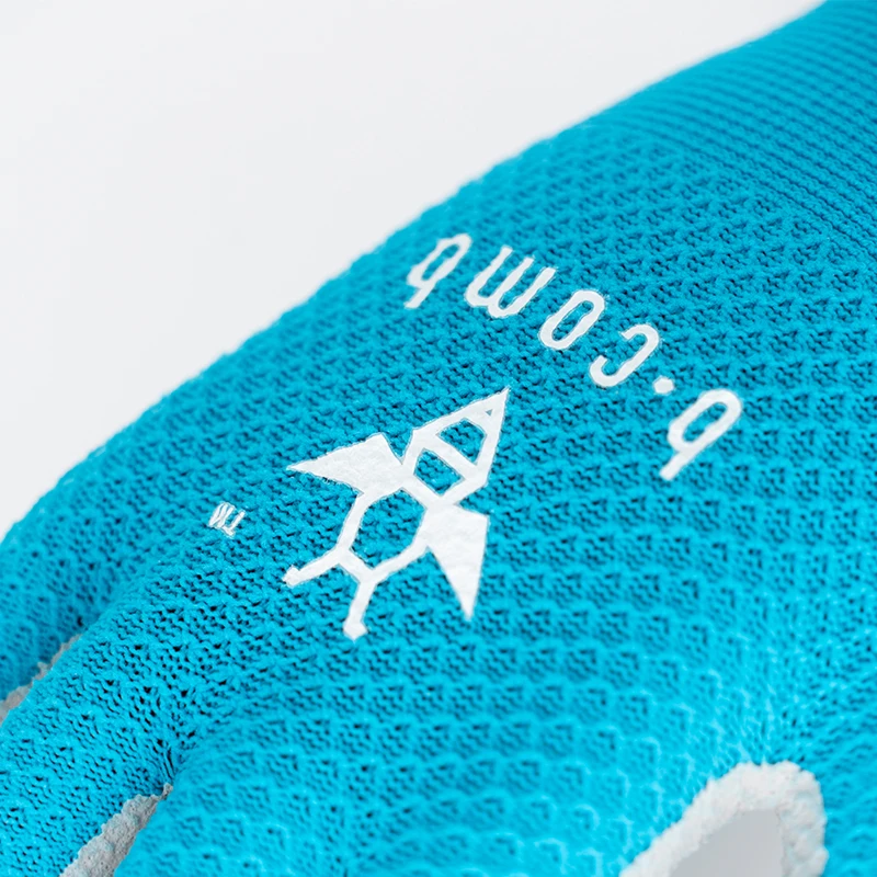 JDL 2 Pairs Anti-Slip Water Resistant Work Gloves Grey Nylon Shell TPU Coated CE Certificated Work Safety Protective Glove