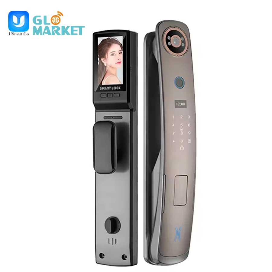 

Smartier Fully Automatic Fingerprint Tuya Smart Lock Digital Biometric Security Door Lock With Doorbell