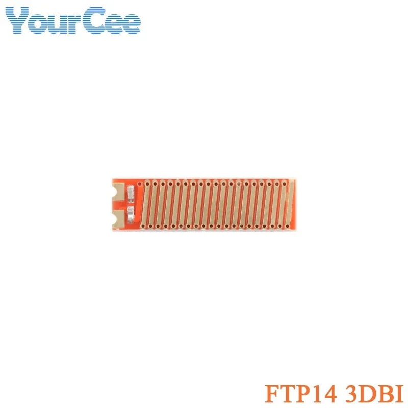 10pcs Gold-plated Patch Antenna FTP14P 4DBI Frequency 433MHz FTP14 3DBI for Hgh Gain Long Distance Wifi Wireless Module