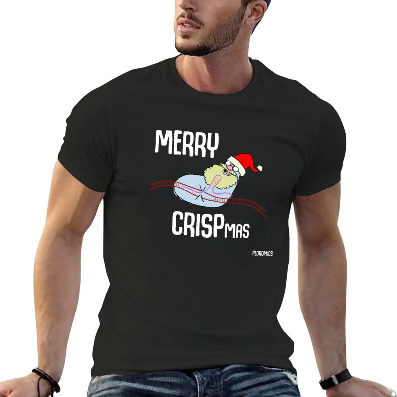 Merry CRISPmas! T-Shirt summer tops shirts graphic tee rapper graphic tees oversized t shirt men