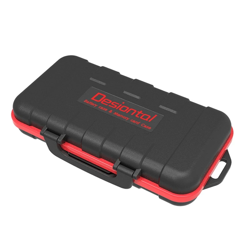 

Desiontal Waterproof SD Card Holder Camera Battery Case SD/XQD/CF/TF for Nikon EN-EL15 EN-EL 14A LP-E6 /Sony/Leica Camera