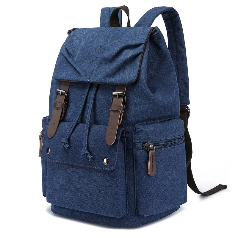 canvas bag, lightweight schoolbag, trendy business casual laptop bag, men's canvas backpack, canvas backpack for students