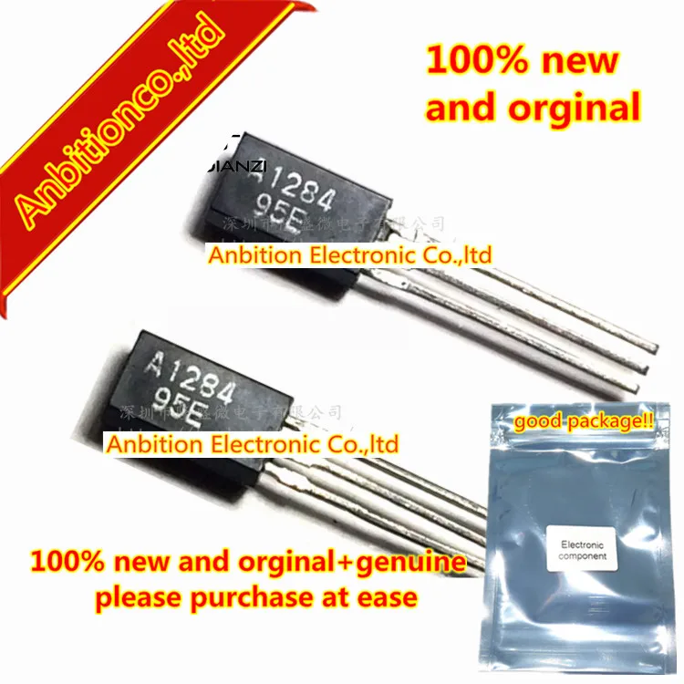 10pcs 100% new original 2SA1284 A1284 TO-92L MOS PNP FOR LOW FREQUENCY POWER AMPLIFY APPLICATION SILICON PNP EPITAXIAL  in stock