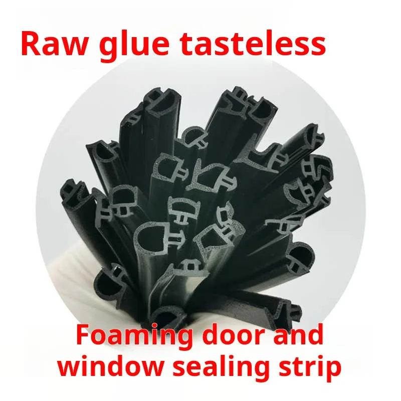 1M EPDM Composite Sponge Foam Sealing Rubb Er Strip Elastic Dustproof Broken Bridge Aluminum Door Window Frame Sound Insulation