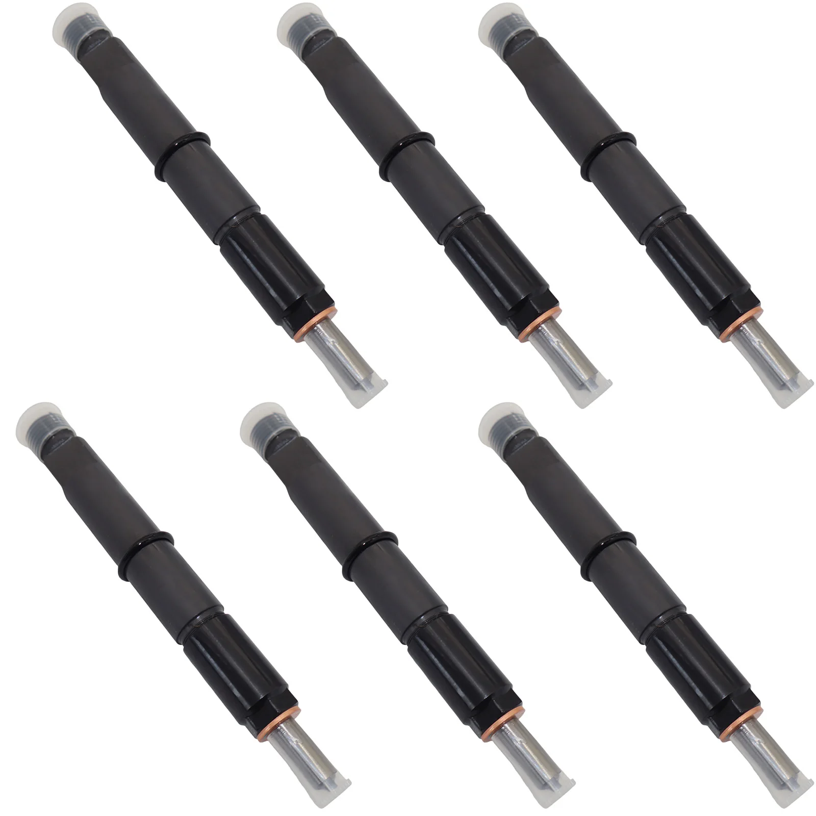 6PCS Fuel Injector VOE20460098 For Volvo D6D Engine EC160B EC180B EC210B EC290B EW145B EW160B EW180B EW200B Excavator L60E L70E