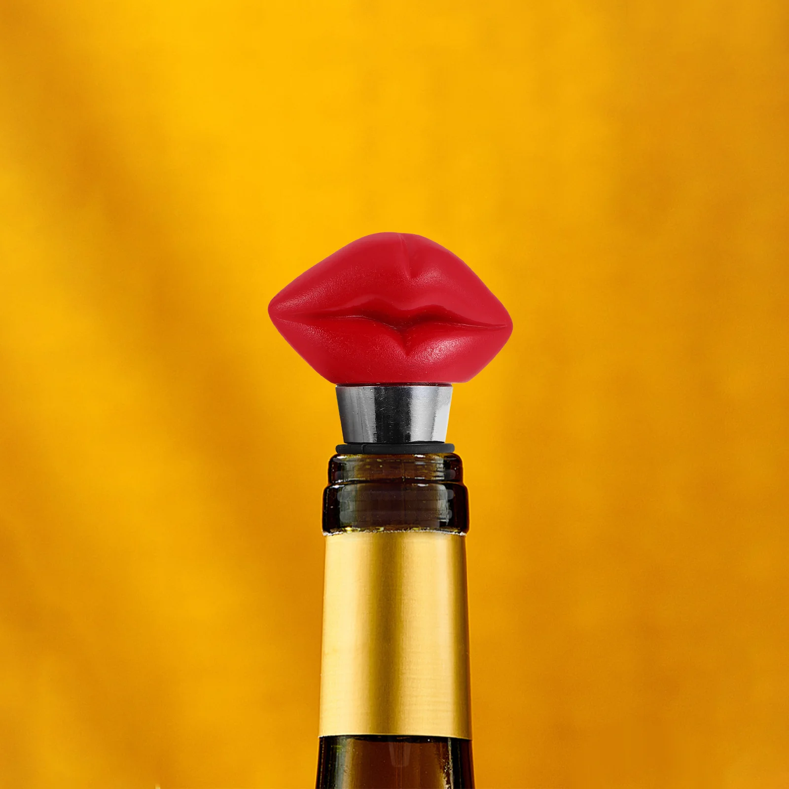 

Red Lips Wine Bottle Stopper European Airtight Freshness Seal for Wine Beer Bottles Valentine Wedding