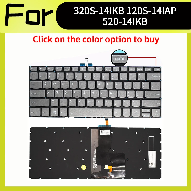 

Новая клавиатура США для Ideapad 320S-14IKB 320S-14IKBR 120S-14IAP 520-14IKB