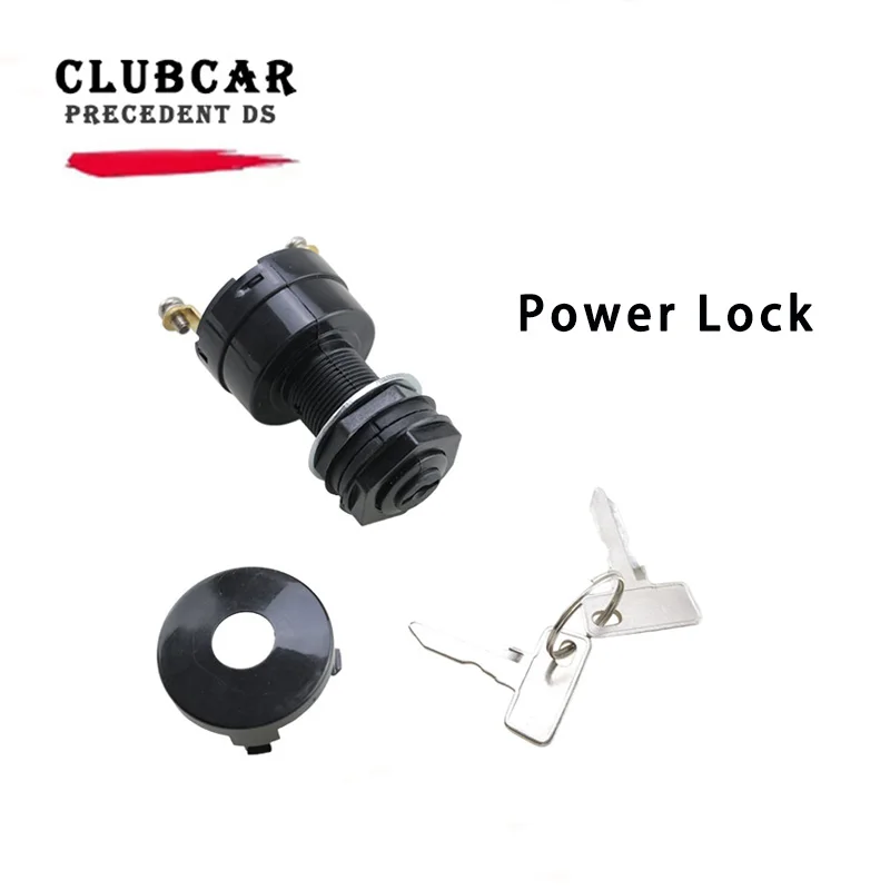 ClubCar Precedent  Golf cart power lock start switch DS style four-wheel electric car ignition stir up key starter accessories