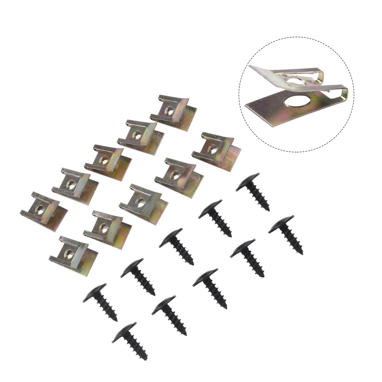 20pcs New Mudguard Liner Splash Shield Guard Screws & Clips For Golf For Passat N90974701, N909 74701, N91160401, N91160401