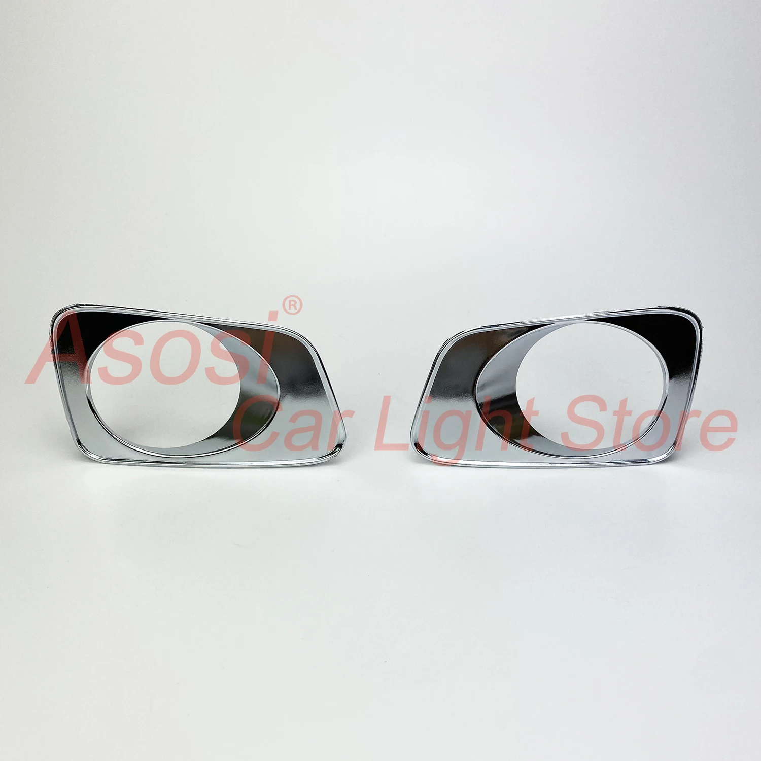 Front Chrome Fog Light Bezel Frame Trim Cover For Toyota Corolla Axio Fielder 2007 2008 2009 Passenger & Driver Side